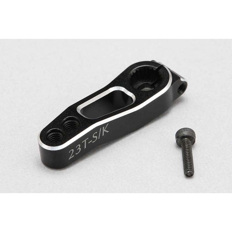 Y2-204323 Aluminum 23mm Clamp servo horn for YD-2 Slide rack (23T Sanwa/KO)