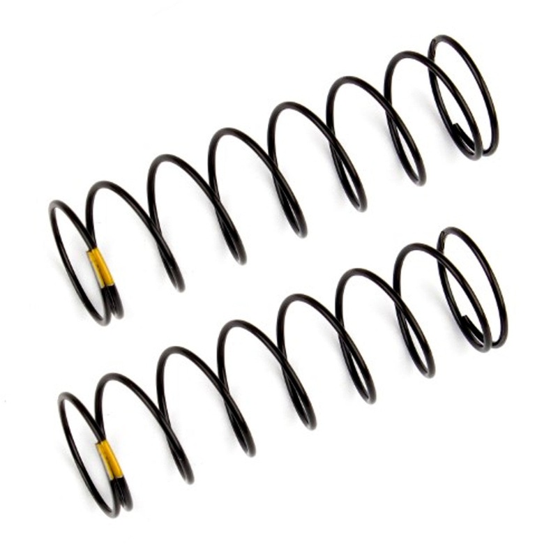 Team Associated 12mm Rear Shock Spring Yellow (2)