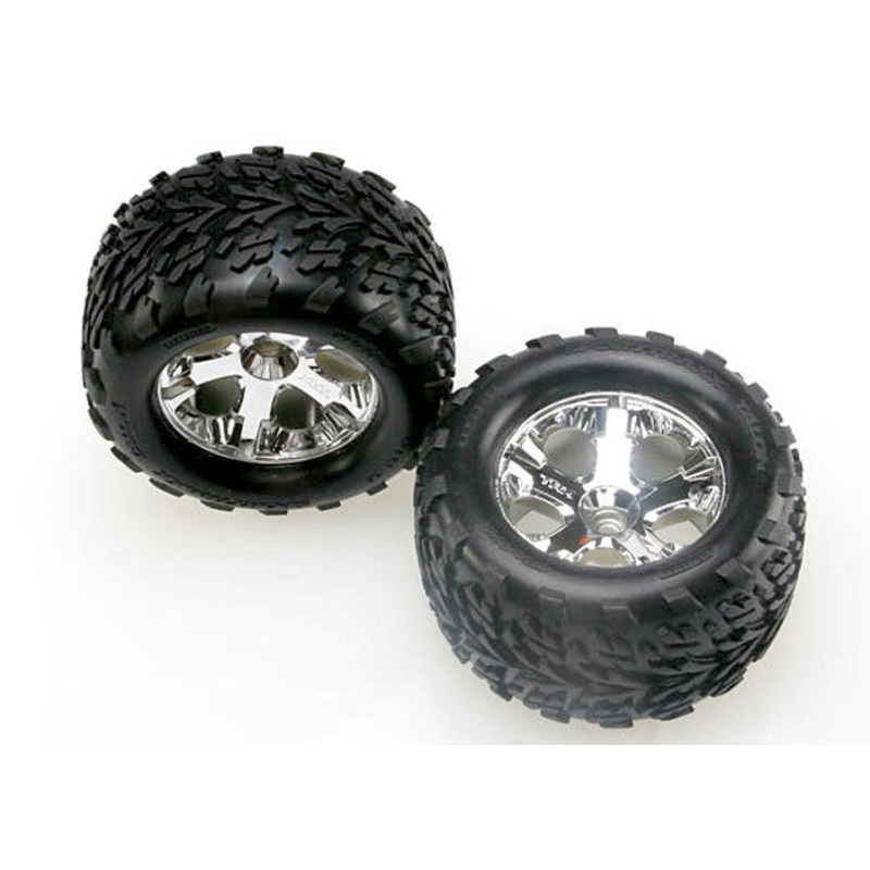 Traxxas All Star Chrome Assem Wheels