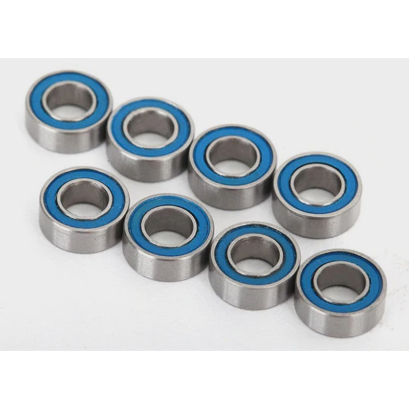 Traxxas Rubber Sealed 4x8x3mm Blue Ball Bearings