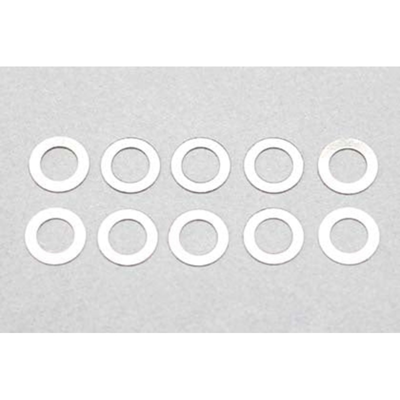 Yokomo 3.1x5.0x0.30mm Stainless steel shim 10 pieces
