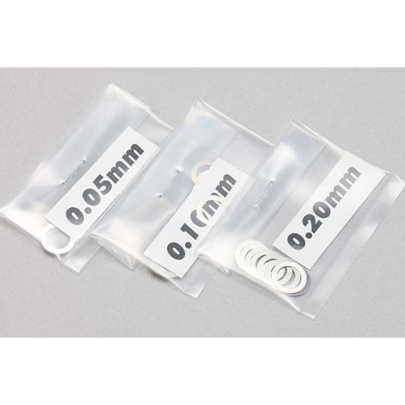 Yokomo 6.0mm Stainless Spacer Sim 0.05mm / 0.10mm / 0.20mm 10
