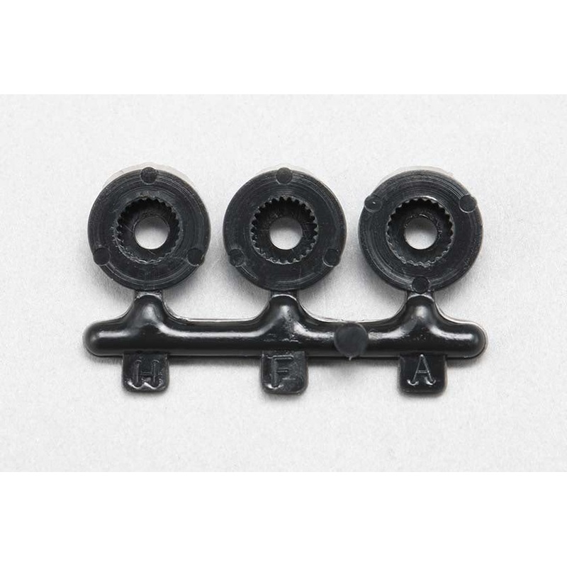 Aluminum clamp type servo horn resin parts for YD-2ZX (for Sanwa/KO/Futaba)