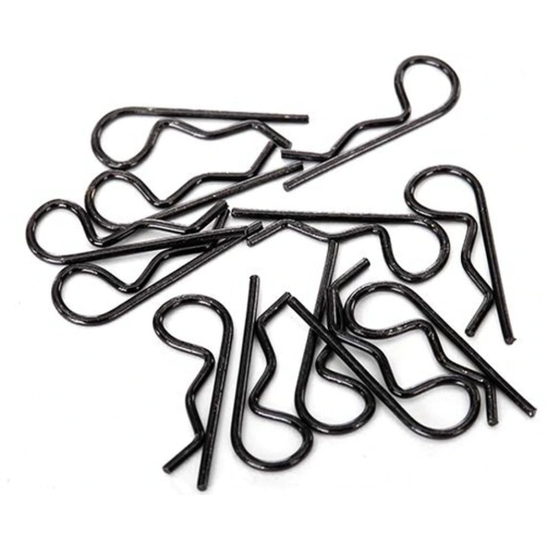 Traxxas 1834A Body Clips Black (Standard Size)