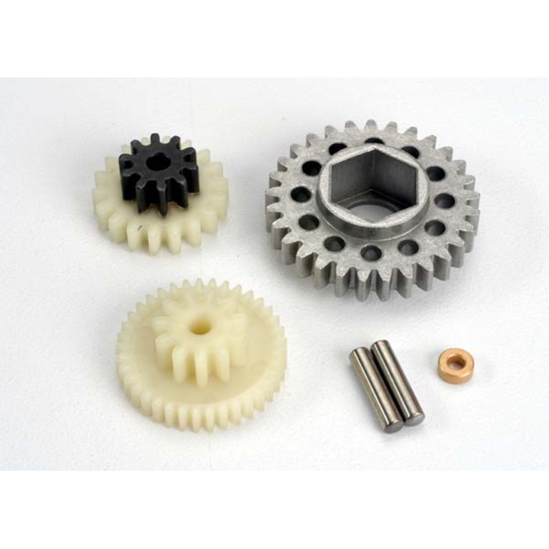 Traxxas 4576 - Gear set/ gear shafts