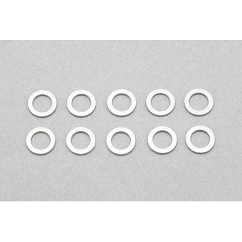 Yokomo 3.1 x 5.0 x 0.5mm Stainless Steel Shims (10)