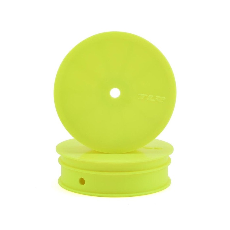 TLR Narrow Front Wheel, Stiffezel, Yellow (2)