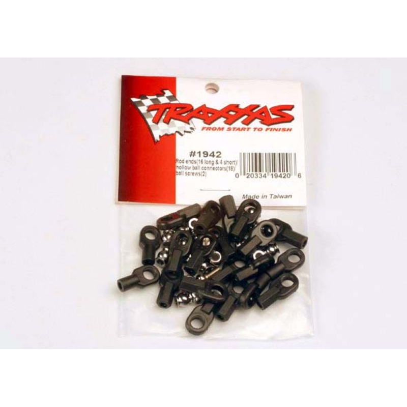 Traxxas 1942 - Rod Ends (16 Long & 4 Short)