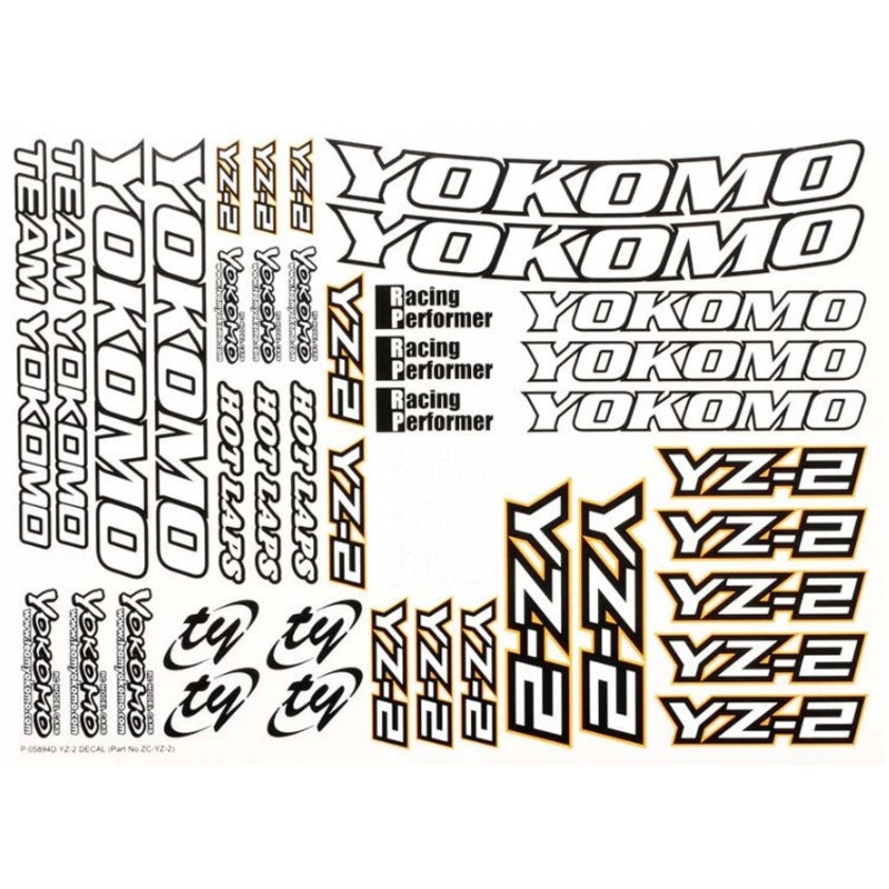 YZ-2 decal sheet