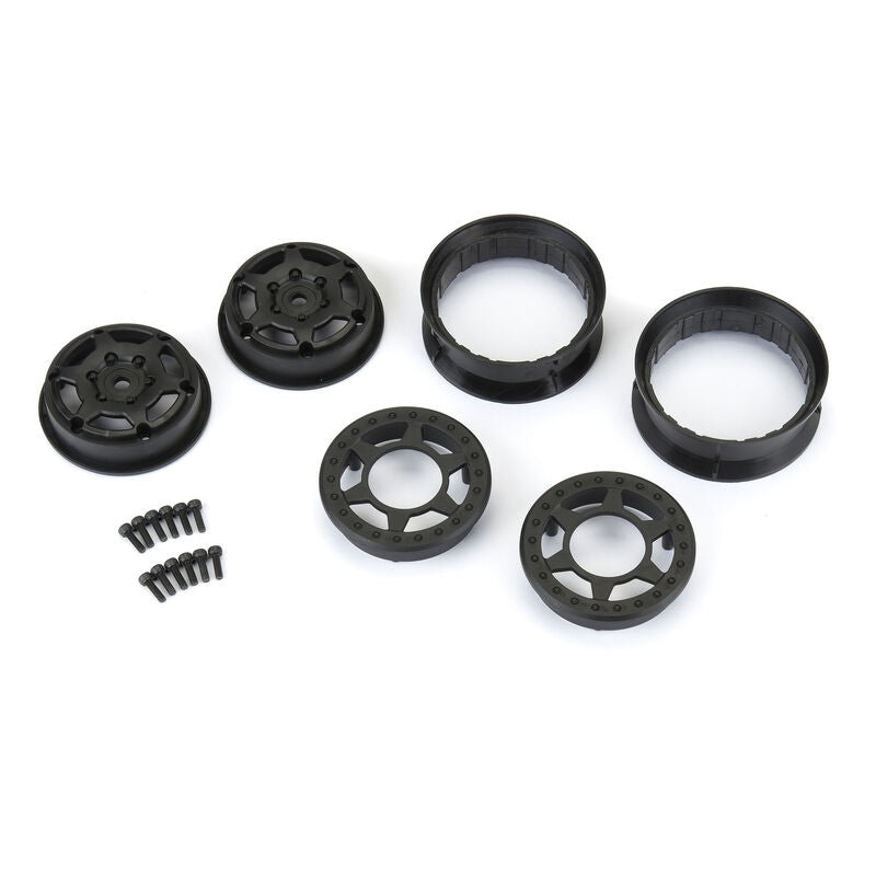 1/10 Holcomb F/R 1.9" Crawler Bead-Lock Wheels (2)