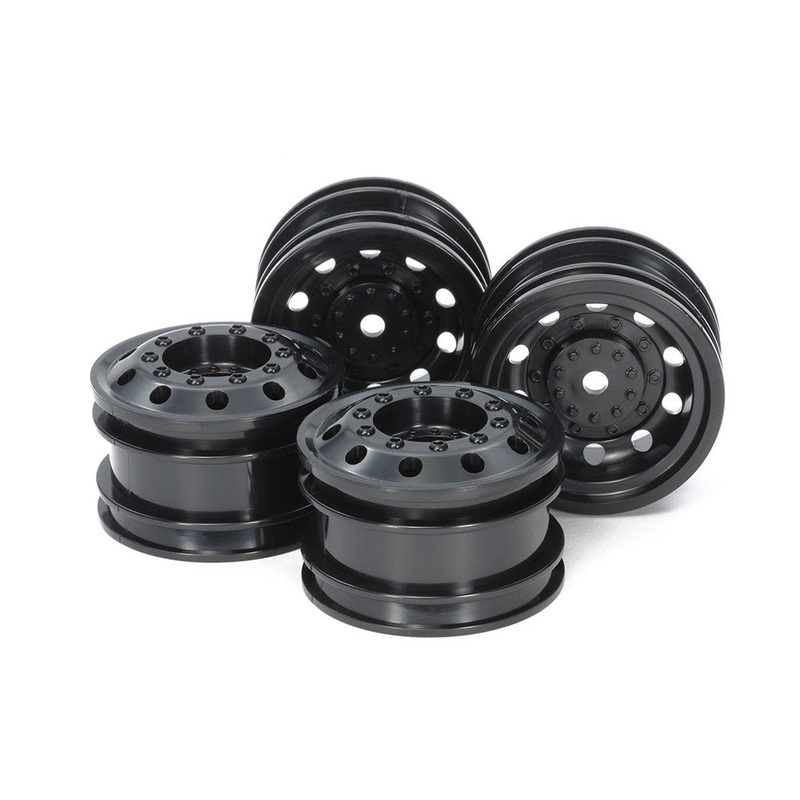 Tamiya OR Race Truck Wheels F/B Black