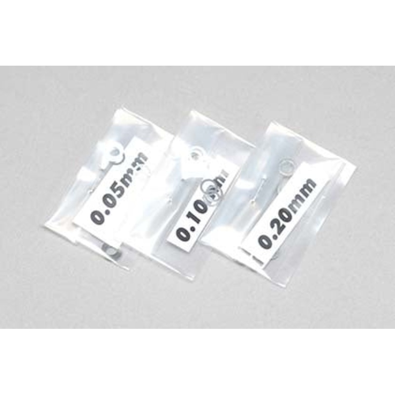 Yokomo 4.0mm stainless steel spacer shim 0.05 mm / 0.10 mm / 0.20 mm each 10 pieces