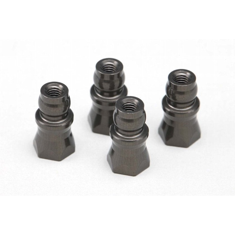 Aluminum 13mm shock cap ball (4 pieces)