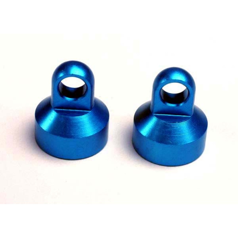 Traxxas 2760 - Shock caps Aluminum Blue (2)
