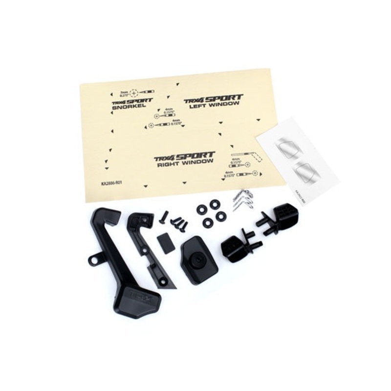 Traxxas TRX-4 Sport Mirror, Snorkel Set 8119