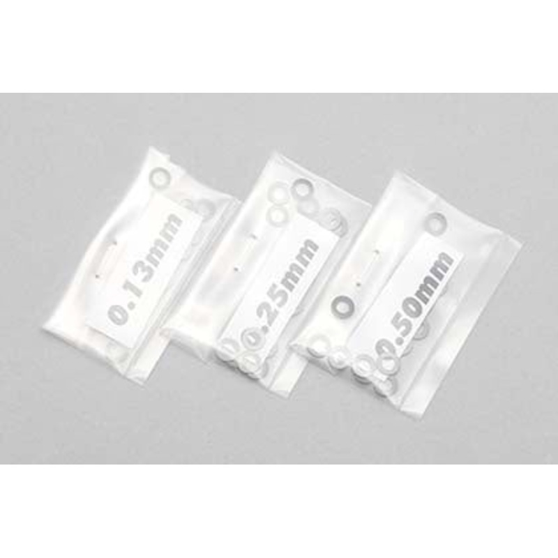 Yokomo 3.0mm Spacer 0.13/0.25/0.50 20pcs.each