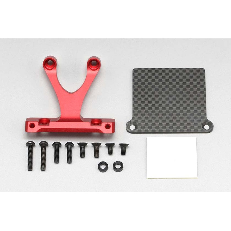 Yokomo Rear ESC Mount Set (Red)