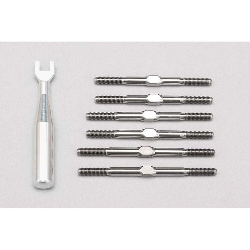 Yokomo Z2-TBSD3 Titanium TurnBuckle Set for YZ-2DTM3