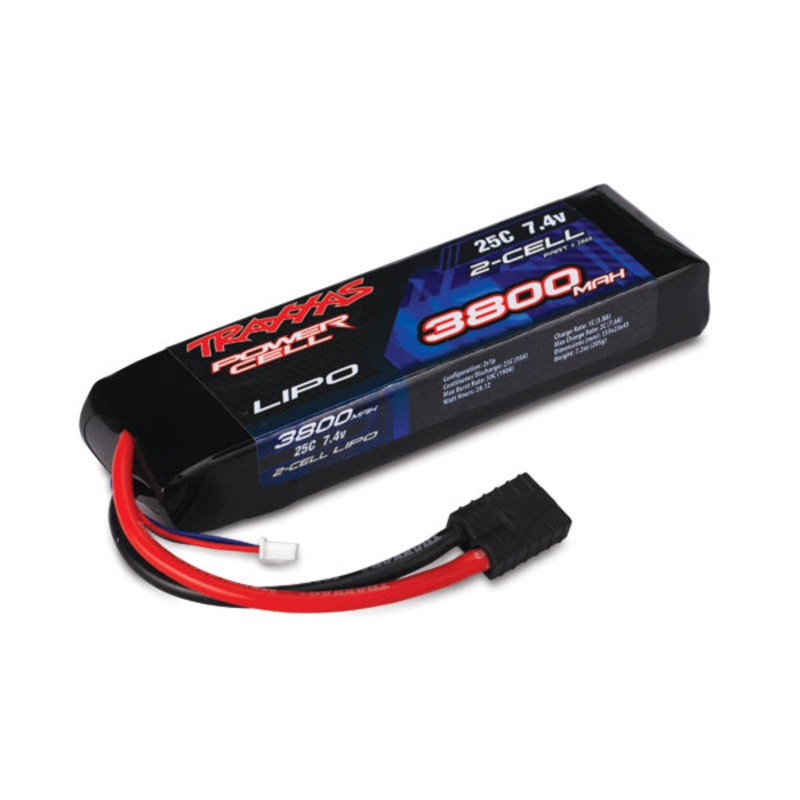 Traxxas 2866 - 3800mah 7.4v 2-Cell 25C L