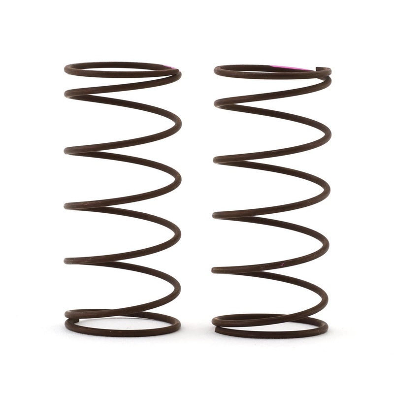 Yokomo Front 13mm Shock Springs (Pink/6.5T) (2)