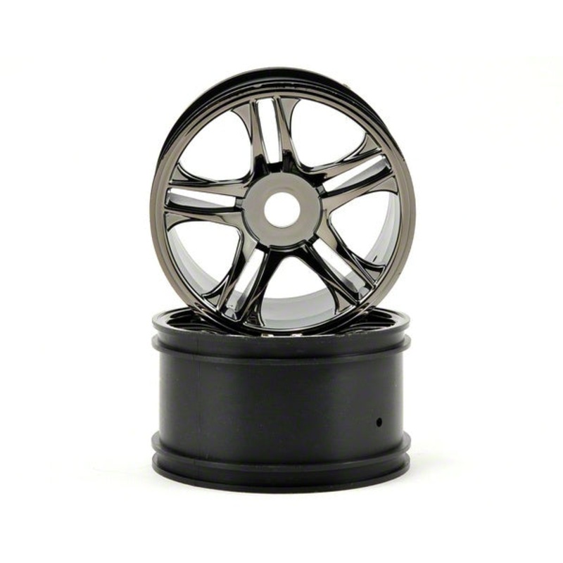 Traxxas 6476 - WHEELS SS REAR (BLK CHROM