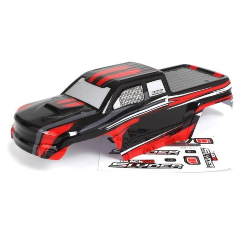 Blackzon Slyder Red Monster Truck Body