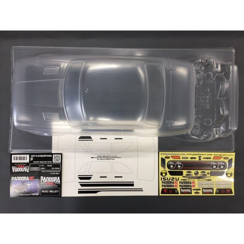 Pandora Isuzu Bellett Clear RC Body