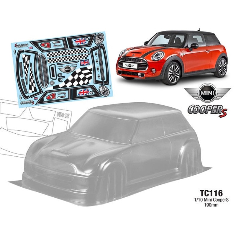TC116 1/10 Mini Cooper S 190mm