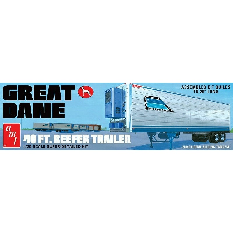 AMT 1:25 40' Great Dane Reefer Trailer Coors