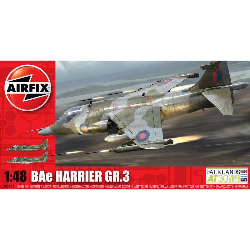 *Check Desc* Airfix 1:48 BAe Harrier GR.3 Falklands Anniversary (LW)