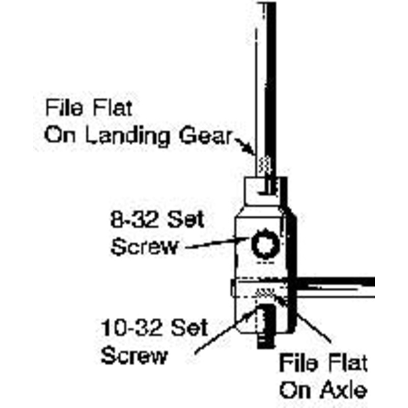 Dubro 2" x 5/32" Dia. E/Z Adjust Axle