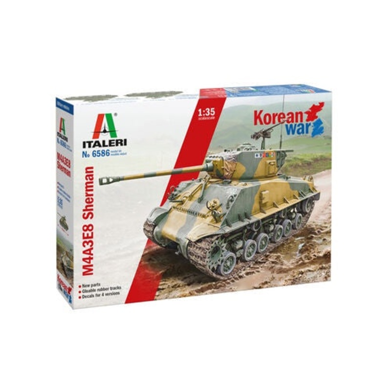 Italeri 1:35 M4A3E8 Sherman Korean War