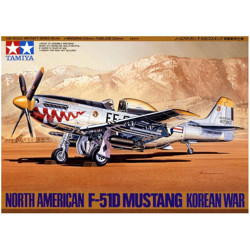 Tamiya 1:48 North American F-51D Mustang Korean War