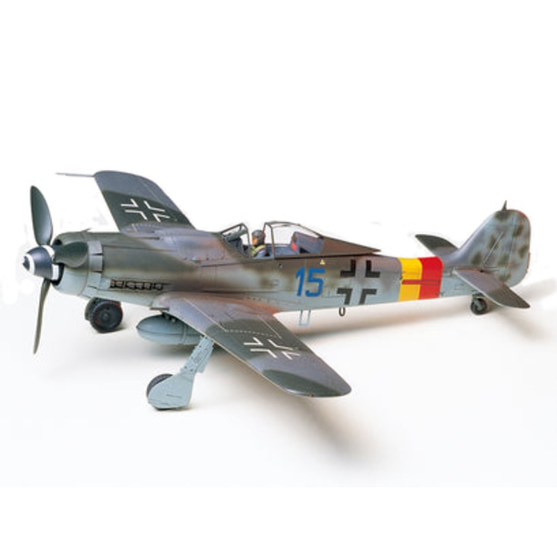*Unsealed, Aged, Extras* Tamiya 1:48 Focke-Wulf Fw190 D-9