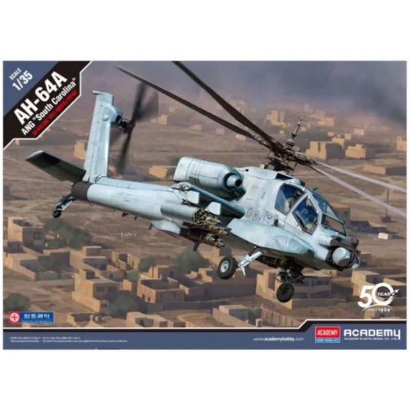 Academy 1:35 AH-64A ANG Apache South Carolina