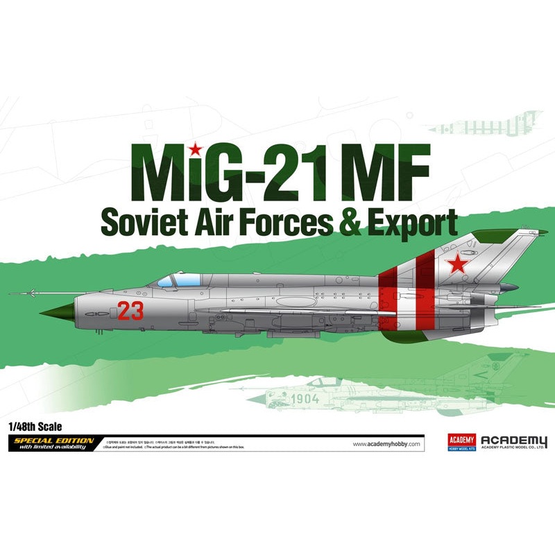 Academy 1:48 Mig 21MF Soviet Air Force & Export