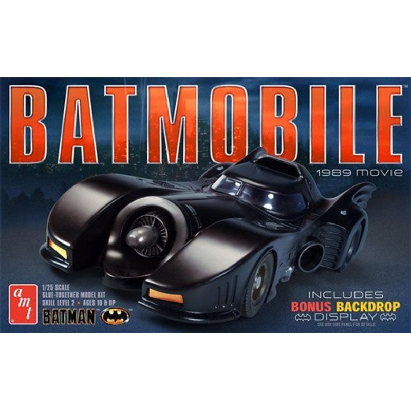 AMT 1:25 '89 Batmobile Model Kit