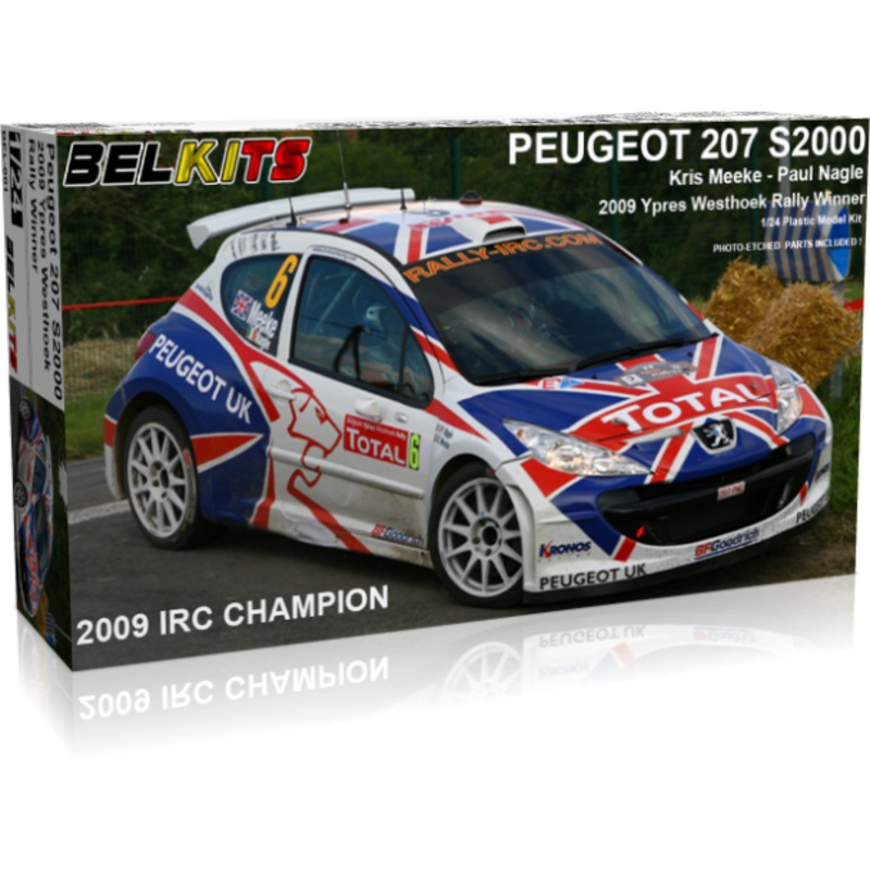 Belkits 1:24 Peugeot 207 S2000 2009 IRC Champion