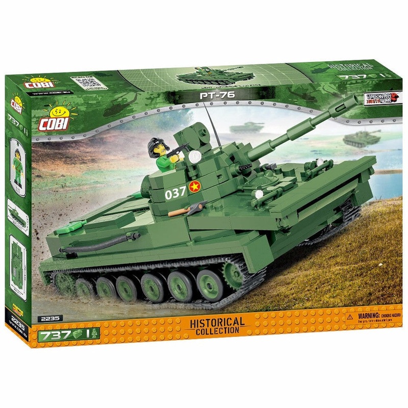Cobi Vietnam War PT-76 Light Amphibious Tank 737 Pieces