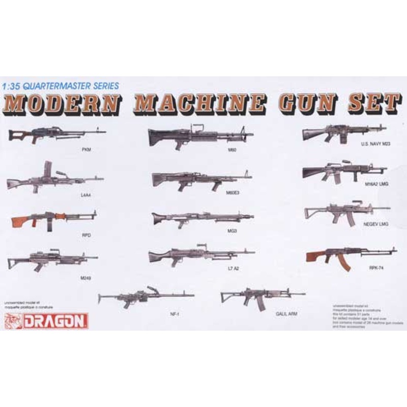Dragon 1:35 Modern Machine Gun Set