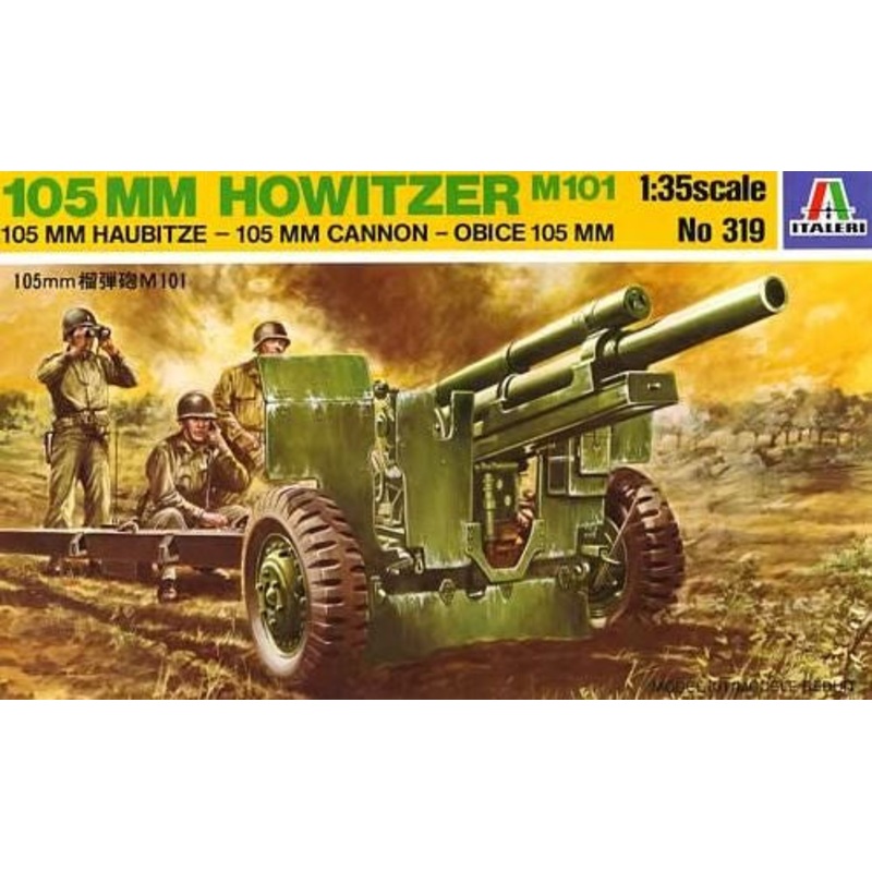 Italeri 1:35 105mm Howitzer M101