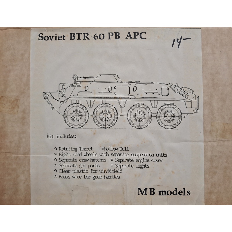 MB 1:35 Resin Soviet BTR-60 PB APC