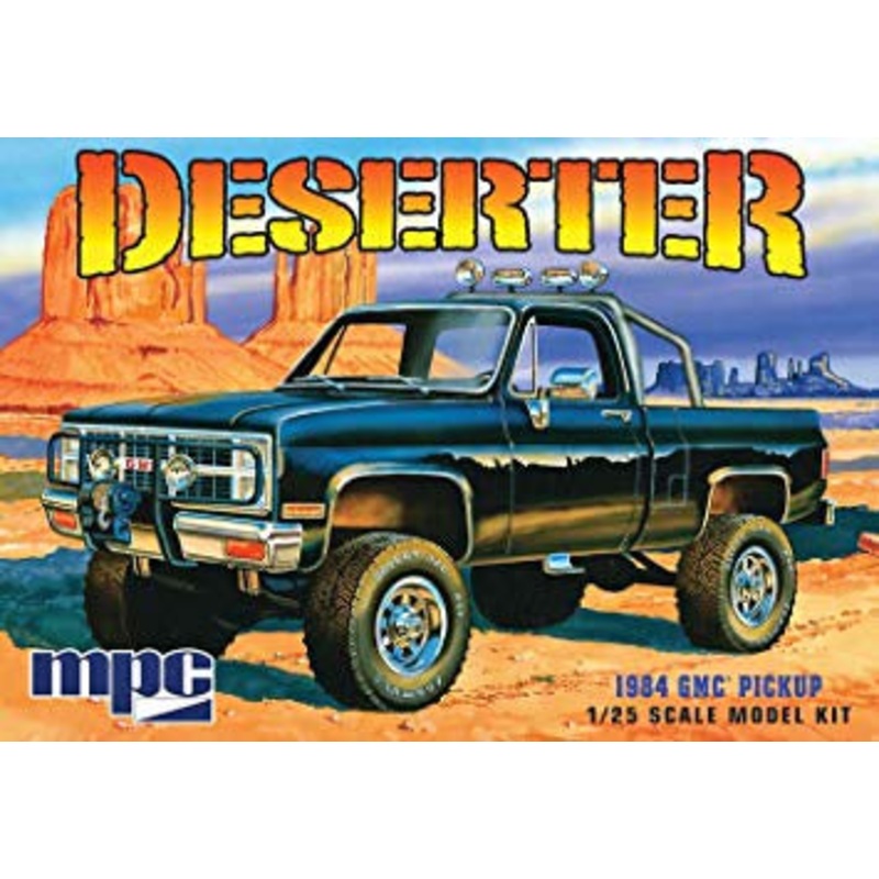 MPC 1:25 1984 GMC Pickup "Deserter" White