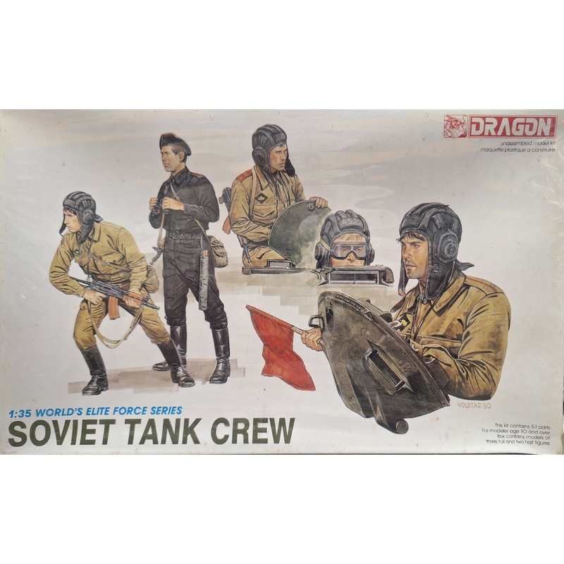 *Sealed* Dragon 1:35 Soviet Tank Crew