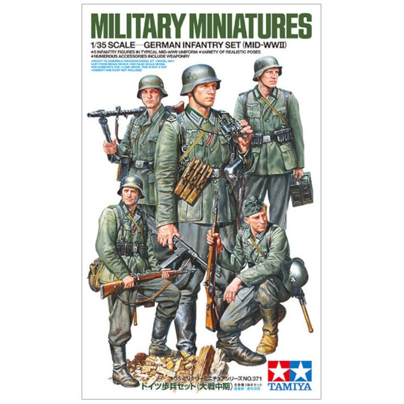 Tamiya 1:35 German Infantry (Mid WW2)