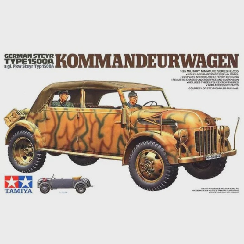 Tamiya  1:35 German Steyr Type 1500A Kommandeurwagen