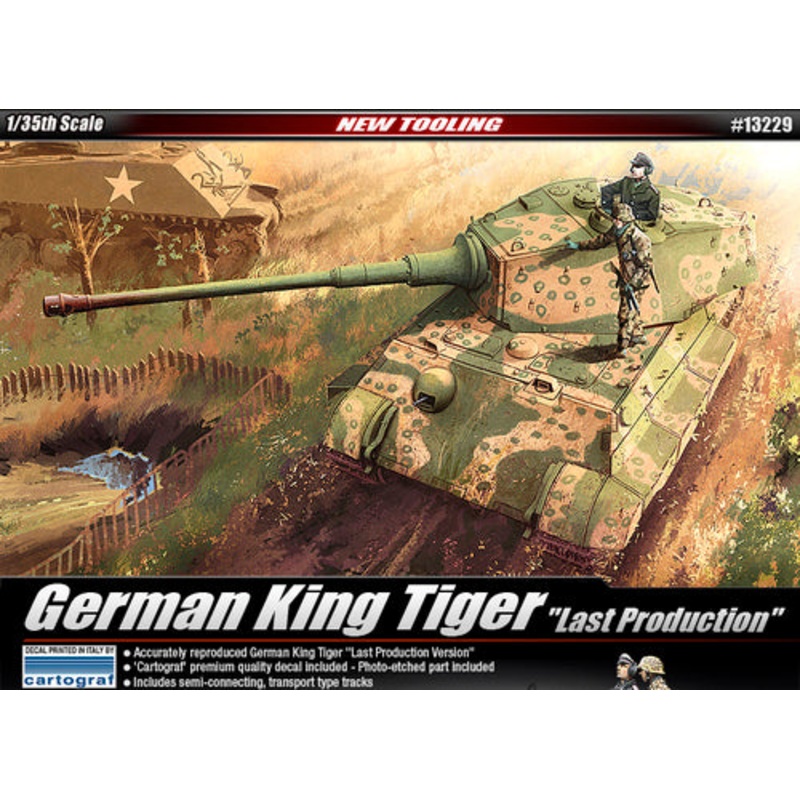 Academy 1:35 German King Tiger Last Production