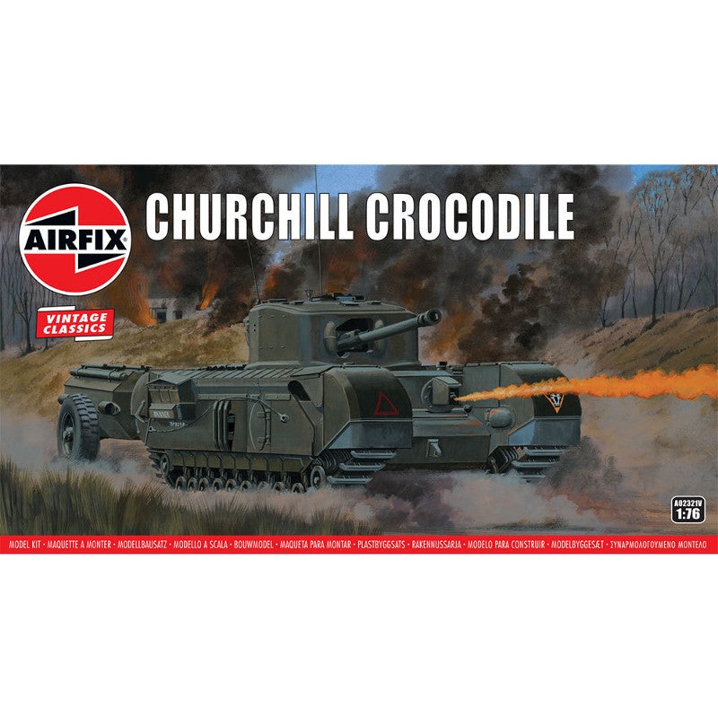 Airfix 1:76 Churchill Crocodile Vintage Classic