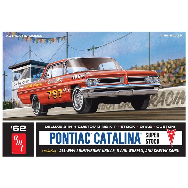 AMT 1:25 Pontiac Catalina Super Stock 3'n'1