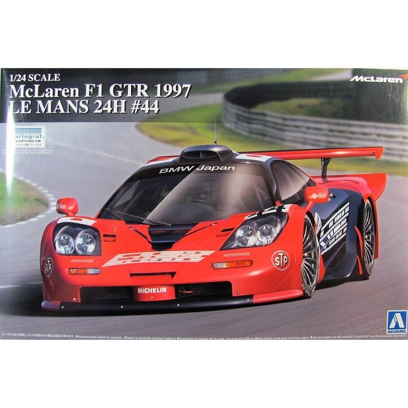 Aoshima 1:24 McLaren F1 GTR 1997 Le Mans #44